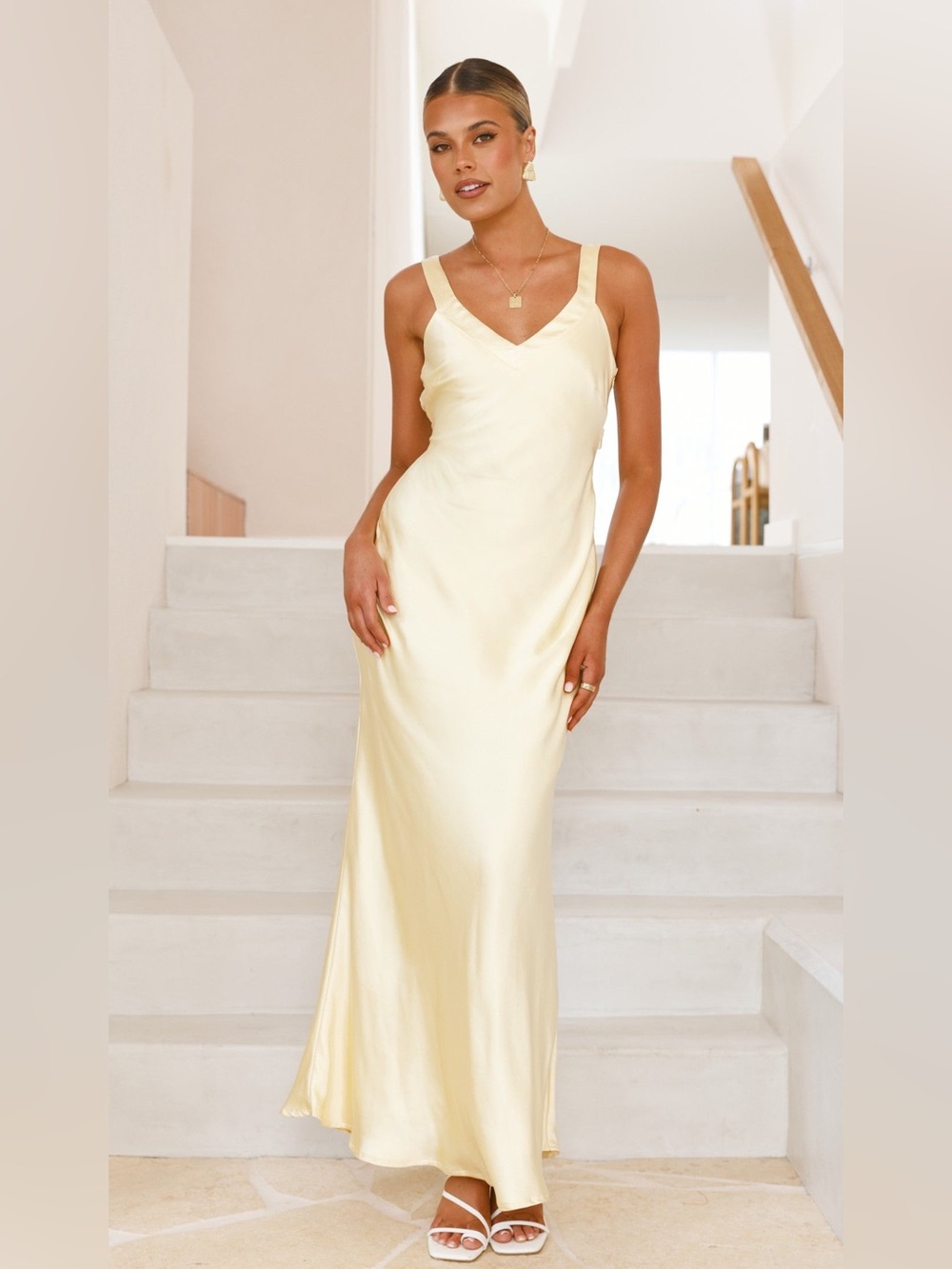 Billy J- Andie Dress Yellow